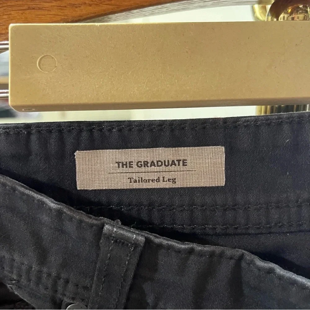 ADRIANO GOLDSCHMIED ~ Men’s The Graduate Tailored Leg Black Pants